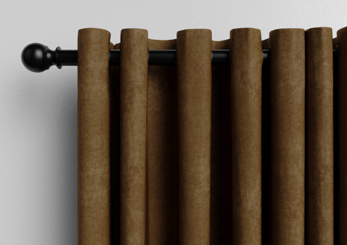 Faux Suede, Mocha - Made to Measure Curtains - Image 12